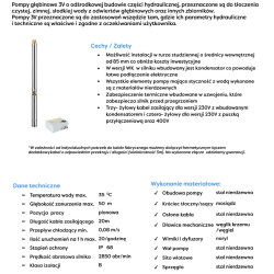 3" 3V38 1,5kW 230V pompa głębinowa OMNIGENA