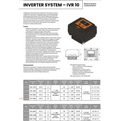 Falownik inwerter IVR-10-030S 230V 12,0A IBO