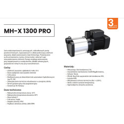 MH-X 1300 PRO 230V pompa hydroforowa IBO