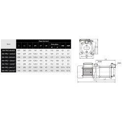 MH PRO 200/75 1,85kW 230V pompa hydroforowa IPROS