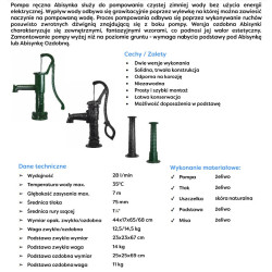 ABISYNKA podstawa pompy ręcznej OMNIGENA