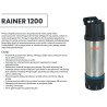 RAINER 1200 AUTO 1,2kW 230V automatyczna pompa zatapialna IBO