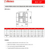 307 zawór zwrotny mosiężny 1" 25bar SFERACO