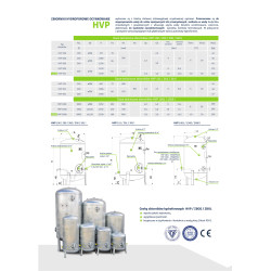 HVP151 150L 6bar ocynkowany zbiornik hydroforowy pionowy HYDRO-VACUUM