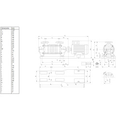 SKA 5.02 4,0kW 400V pompa hydroforowa z silnikiem na podstawie HYDRO-VACUUM