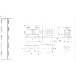 SKA 5.03 3,0kW 400V pompa hydroforowa z silnikiem na podstawie  HYDRO-VACUUM