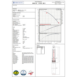 4" GAB 4.16 2,2kW 400V pompa głębinowa HYDRO-VACUUM