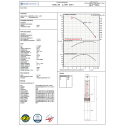 4" GAB 5.08 2,2kW 230V pompa głębinowa HYDRO-VACUUM