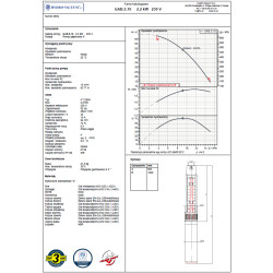 4" GAB 5.10 2,2kW 230V pompa głębinowa HYDRO-VACUUM