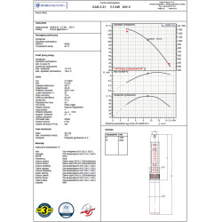 4" GAB 5.21 5,5kW 400V pompa głębinowa HYDRO-VACUUM