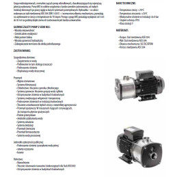 MCI 1-4 0,37kW 230V pompa hydroforowa IPRO