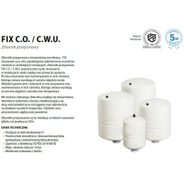 FIX V 12L bezobsługowy zbiornik hydroforowy nakręcany IPRO