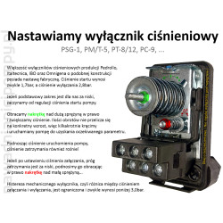 SK-2 wyłącznik ciśnieniowy 230V 1/4" OMNIGENA