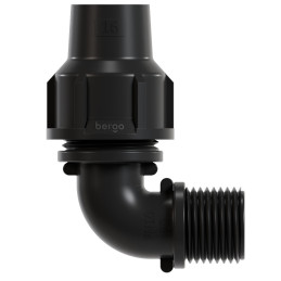 Kolano skręcane gwintowane QJ-LT 16-3/4" PN10 Bergo