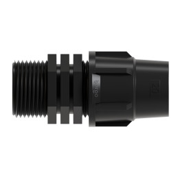 Przelot skręcany gwintowany QJ-LT 16-1/2" PN10 Bergo