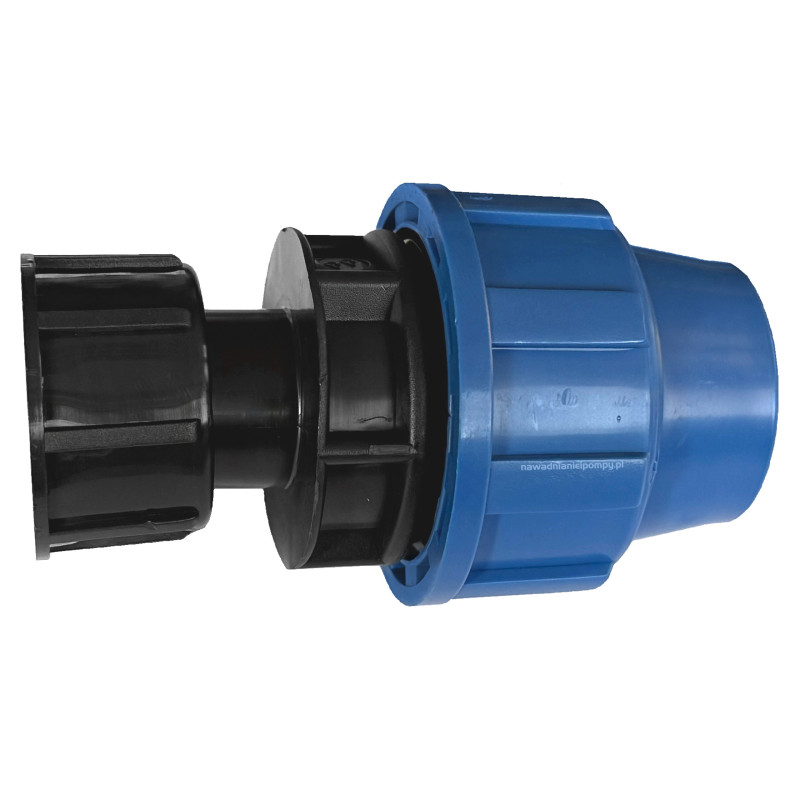 Złączka ze śrubunkiem swivel PE40 GW 1" 10bar POLIEXT