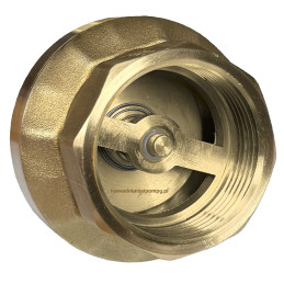 IS zawór zwrotny mosiężny z koszem 1.1/4" 16bar IBO
