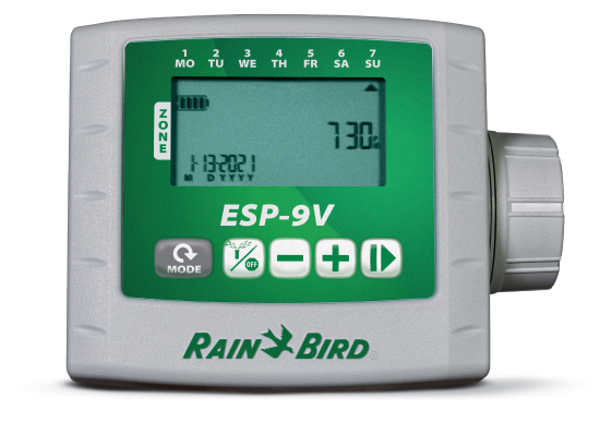 ESP-9V IP68 6 sekcji zewnętrzny bateryjny sterownik nawadniania Rain Bird